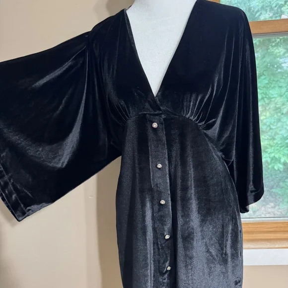 NWT zara velvet dress - Picture 4 of 9